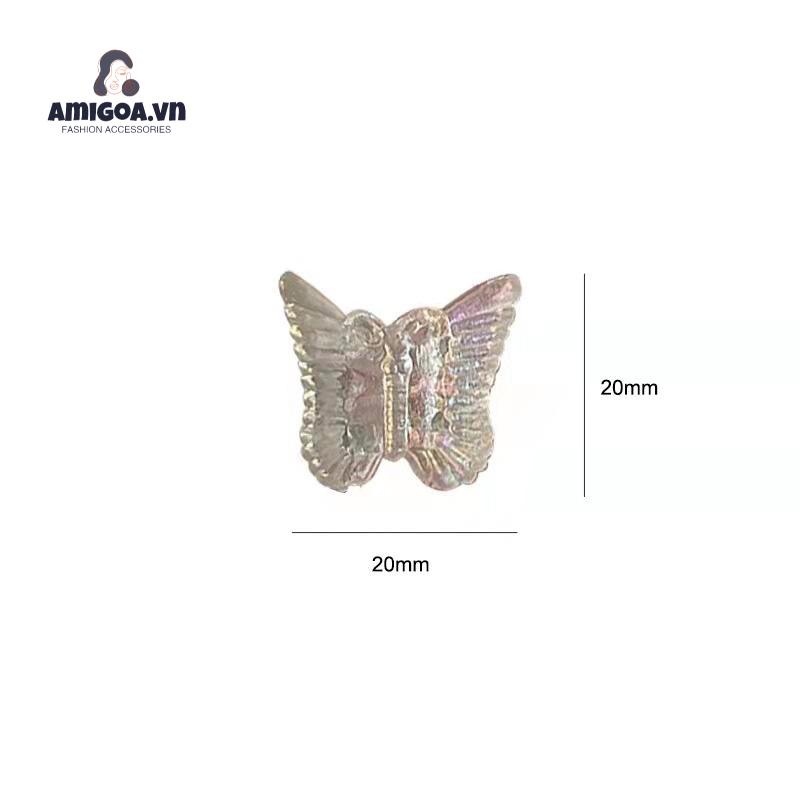 ✨✨Kẹp Tóc Hình Bướm Mini Trong Suốt Dành Cho Nữ