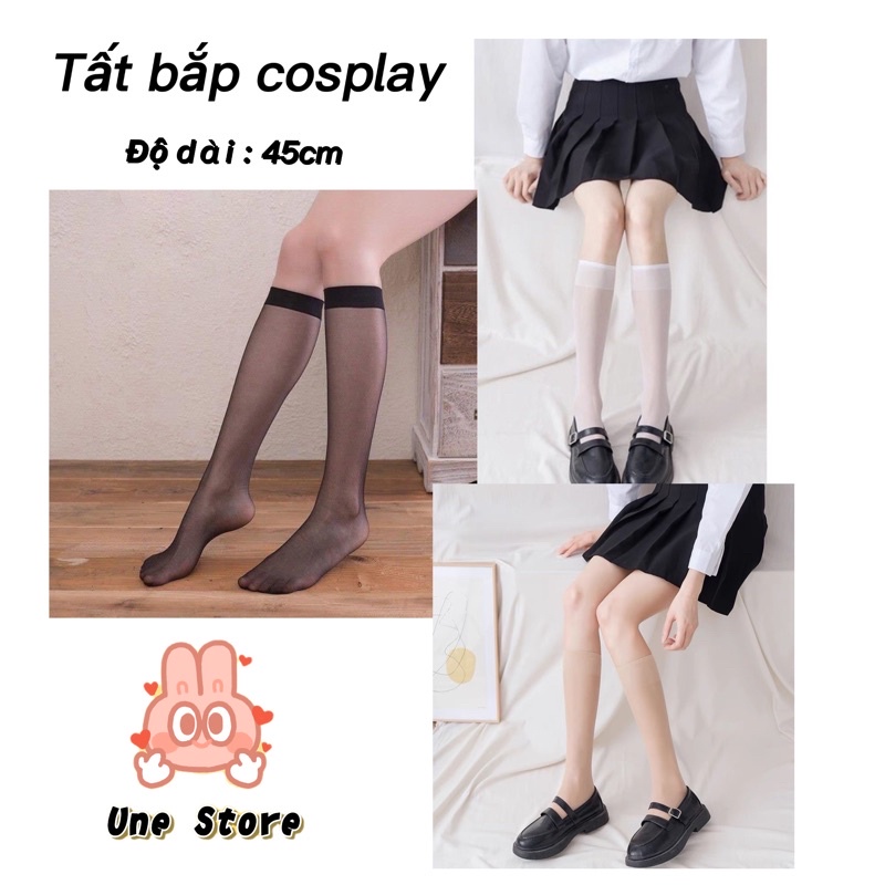 Tất bắp cosplay loại mỏng thoáng mát dành cho mùa hè