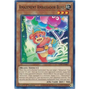 Thẻ bài Yugioh - TCG - Amazement Ambassador Bufo / LIOV-EN007