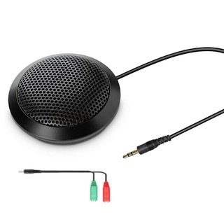 Micro thu âm đa hướng 360 độ giắc 3.5mm cho máy tính bàn Microfone