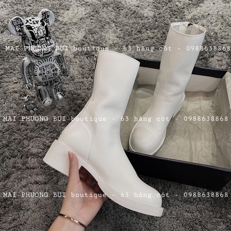 Boot da guidi trơn mai phương bùi