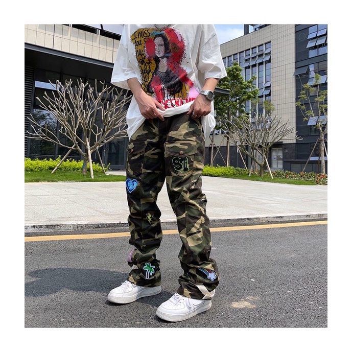 Quần Jean Thêu Thời Trang, Phong Cách Hiphop