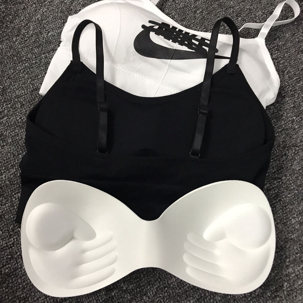 Áo bra nữ tập gym NI.KE 2 dây điều chỉnh được, bra thể thao không gọng sắt free size BRA07