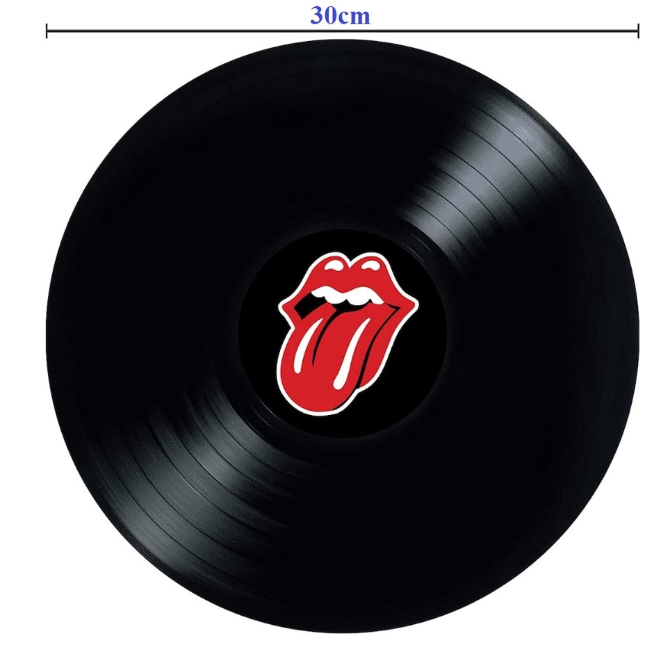 Mô hình đĩa than trang trí bằng nhựa 30cm, giúp tạo cá tính cho không gian