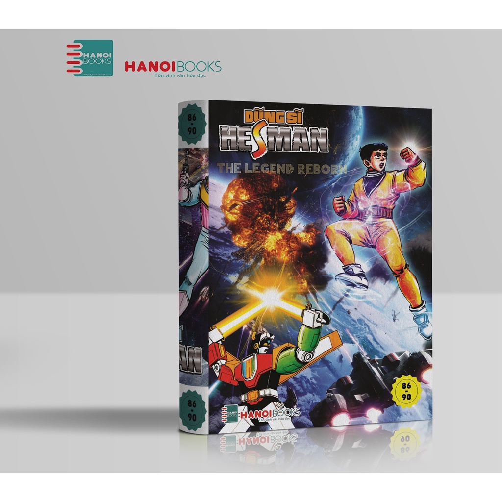 Sách - Combo 4 Gồm 5 Boxset Dũng Sĩ HesMan