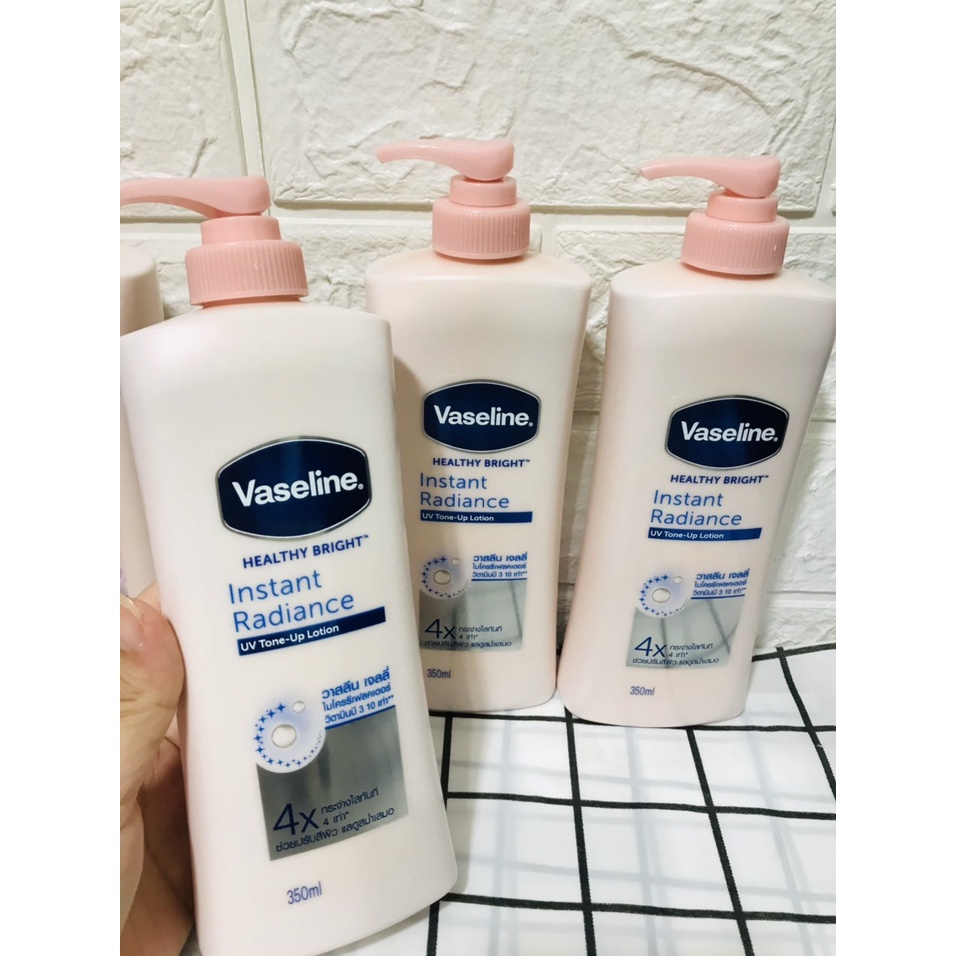 Sữa Dưỡng Thể Trắng Hồng Vaseline UV Lightening 4X/10X Thái Lan (350ml-400ml)