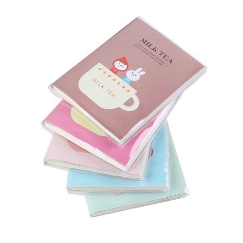 Sổ tay bìa nhựa Milk Tea Sổ Mini sổ ghi chép cute dễ thương tiện dụng giá rẻ