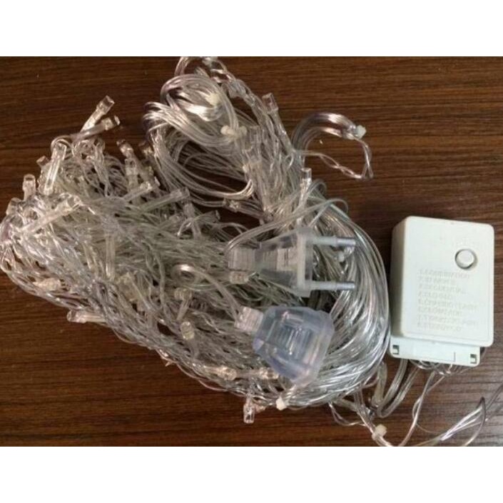 Dây Đèn Led Trang Trí Rèm Thả So Le Xen Kẽ Ngang 3m-10m Đèn Led Đom Đóm Chịu Nước Hộp Chỉnh 8 Chế Độ Chớp Nháy