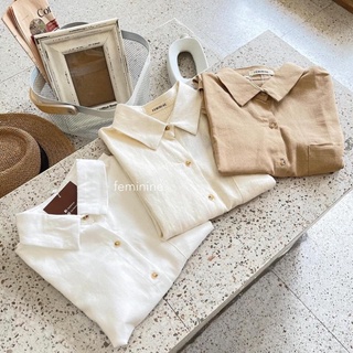 Áo sơ mi cộc tay linen