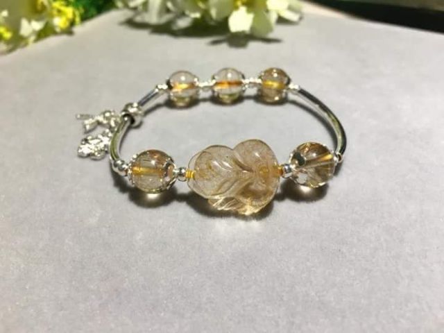 Vòng tay hồ ly cham bạc