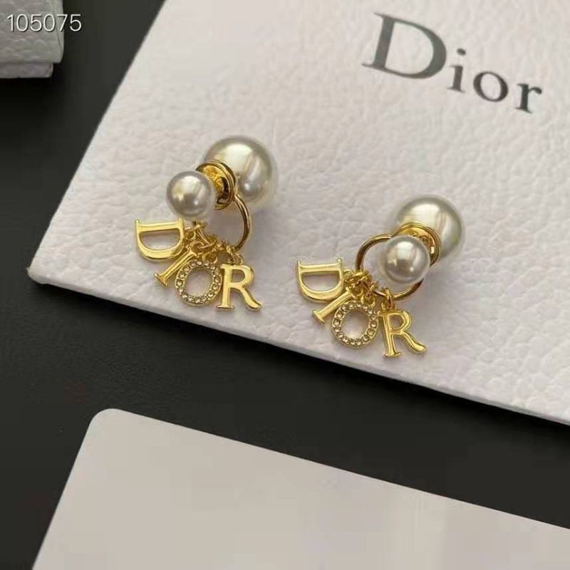 Bông Tai Mạ Vàng 18k Đính Ngọc Trai Sang Trọng Cho Nữ