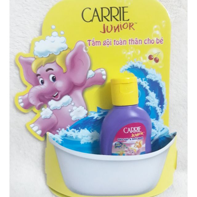 Sữa tắm gội toàn thân Carrie Junior hương Cherry 30g