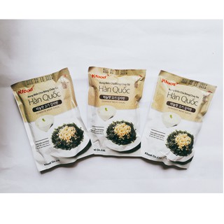 Bộ 3 Gói Rong Biên Chà Bông Cháy Tỏi Hàn Quốc Ăn Liền ( 3gói X 25g)