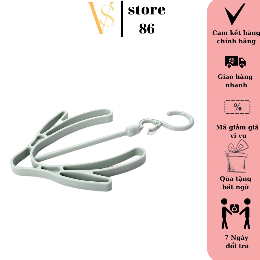 Móc phơi giày bằng nhựa chịu lực, chắc chắn siêu tiện lợi-Giá treo đồ thông minh xoay 360 độ VS STORE