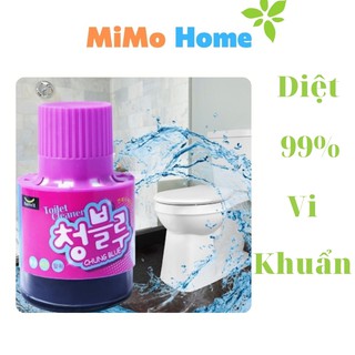 Lọ thả bồn cầu tím HÀN QUỐC làm sạch, tạo hương vệ sinh bồn câu ,tiết kiệm nước