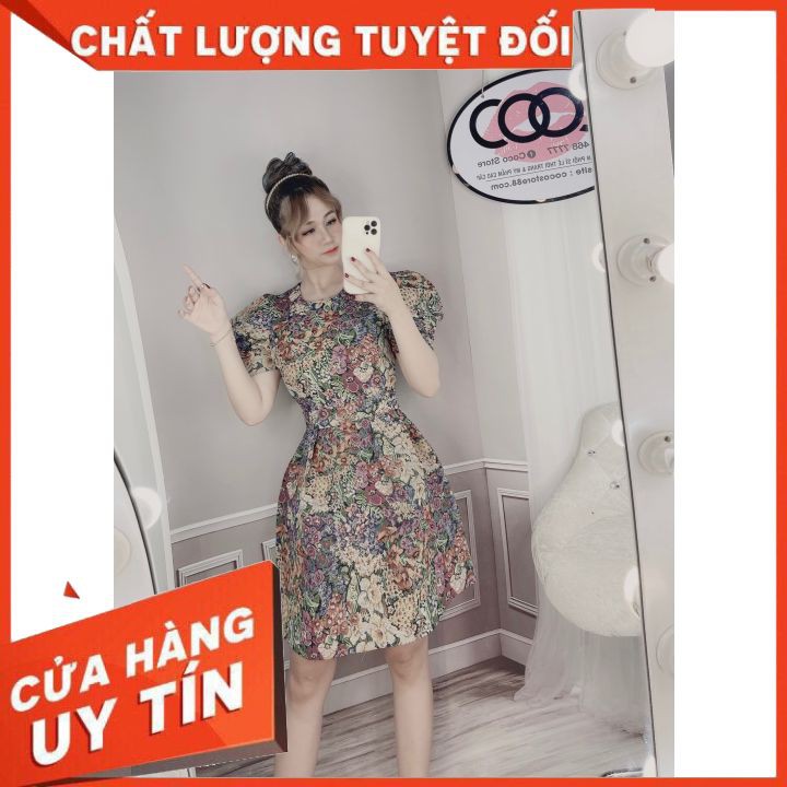 Đầm hoa [CoCo Shop] Đầm Hoa Phiên Bản Giới Hạn - Hàng Thiết Kế | BigBuy360 - bigbuy360.vn