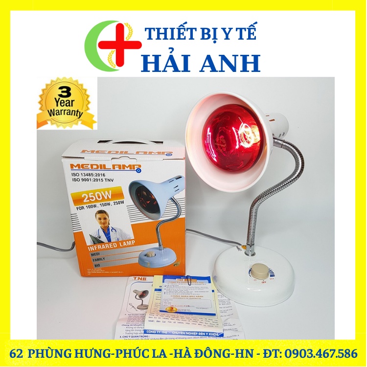 Đèn Hồng Ngoại Medilamp TNE Sưởi Ấm, Giảm Đau Chân Thấp