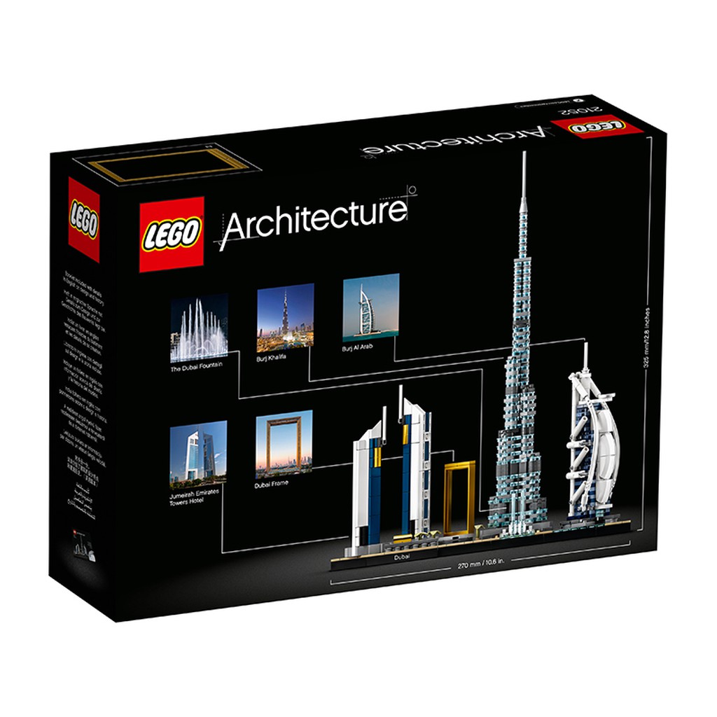 LEGOARCHITECTURE 21052 Thành Phố Dubai ( 740 Chi tiết)