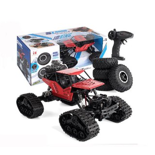 Xe Điều Khiển Địa Hình Bánh Xích Độc Đáo ( thay được bánh tròn ) 4WD 2.4G