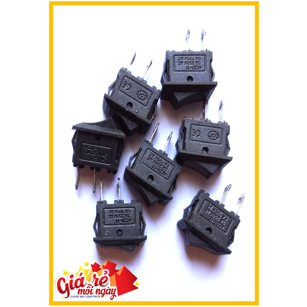Công Tắc bập bênh ON/OFF mini 2 chân, Công tắc máy sấy tóc, Công tắc hành trình cần dài DIY các loại