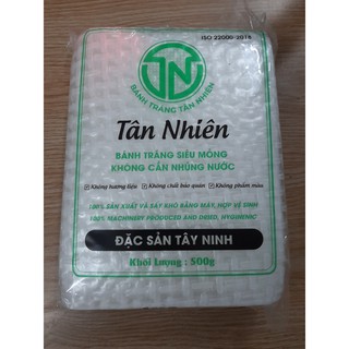 Combo 5 gói bánh tráng siêu mỏng không cần nhúng nước TÂN NHIÊN 500g- ĐS TÂY NINH+Tặng 1 gói bún tươi Duy Anh 400Gr
