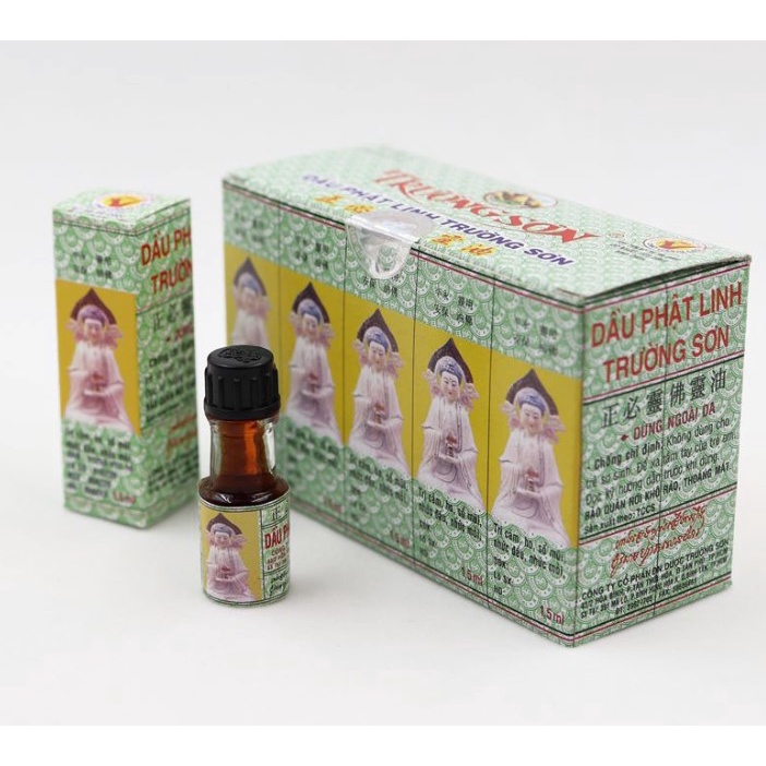Dầu Gió Phật Linh Trường Sơn 1.5ml và 5ml