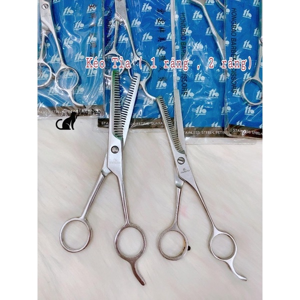 Kéo tỉa tóc 1 răng và hai răng