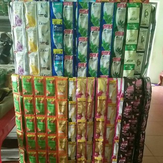 Dây 12 gói dầu gội, dầu xả các loại