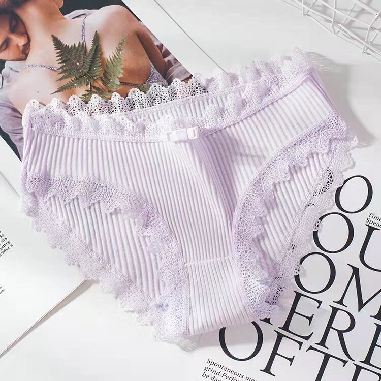 Quần lót nữ ❣️FREESHIP❣️ Combo 4 quần sịp nữ gân tăm kháng khuẩn