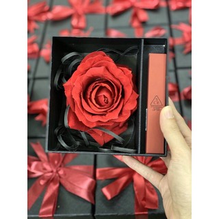 Hộp quà đựng son hoa hồng