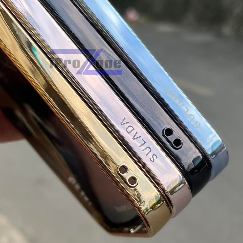 Ốp dẻo lưng trong viền mầu cho IPhone 13 Promax , 13 Pro , 13 ,IPhone 12 Pro Max chính hãng Sulada cao cấp