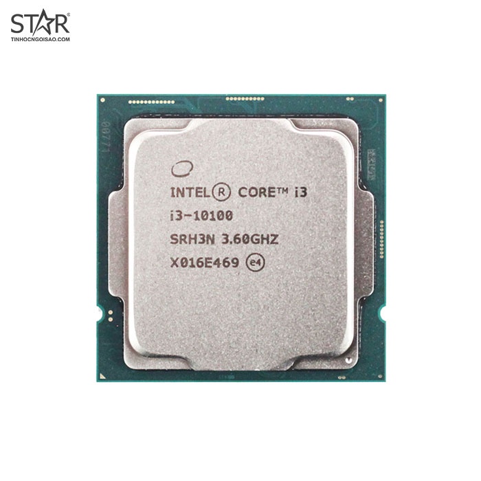 [Mã SKAMLTSM9 giảm 10% đơn 99K] CPU Intel Core i3 10100 (3.60 Up to 4.30GHz, 6M, 4 Cores 8 Threads) TRAY chưa gồm Fan