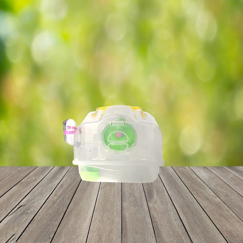 LỒNG CHUỘT HAMSTER - Lồng biệt thự gấu mini trong suốt di động cho chuột hamster thú cưng (có thể làm lồng nuôi chuột )