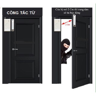 Cửa Từ Báo Động Không Dây
