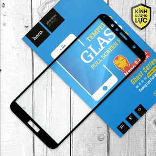 Cường lực huawei y6 prime 2018 hiệu hoco full lcd đen