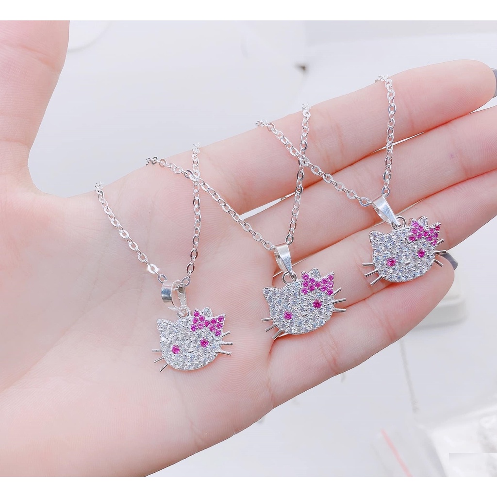 Dây chuyền bé - dây chuyền mèo bé bạc ta - phụ kiện thời trang