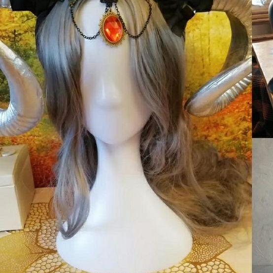 [Sẵn] Đầu canh trưng bày tóc giả - Đầu manocanh ma nơ canh - Phụ kiện cosplay [Miu Cosplay]