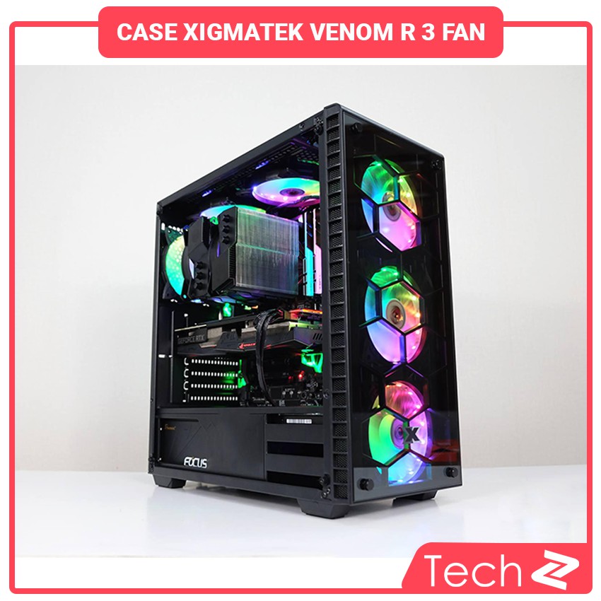 Vỏ case Xigmatek VENOM (E-ATX, ATX, Micro-ATX, ITX)