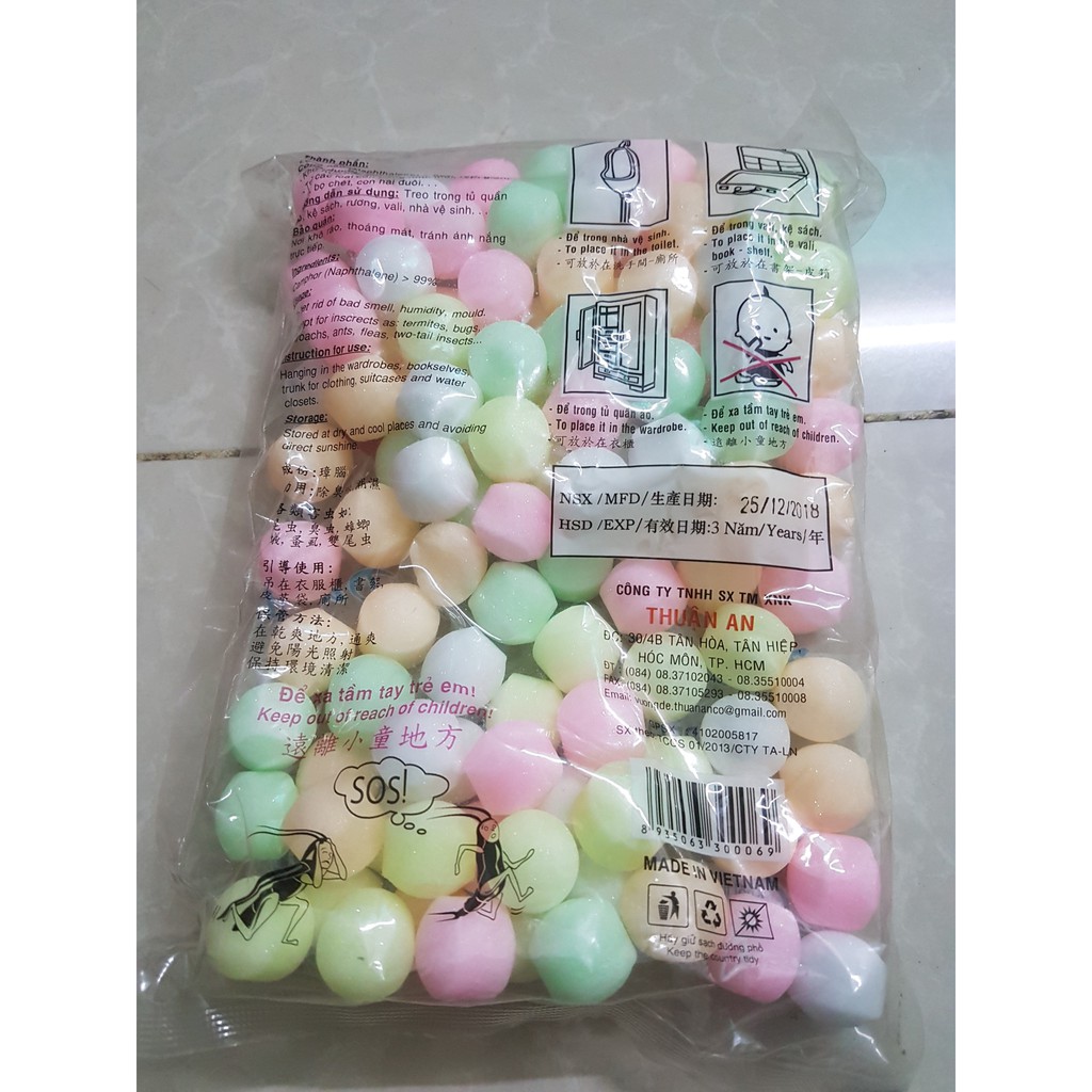 Long não thuận an đủ màu bịch 500 g