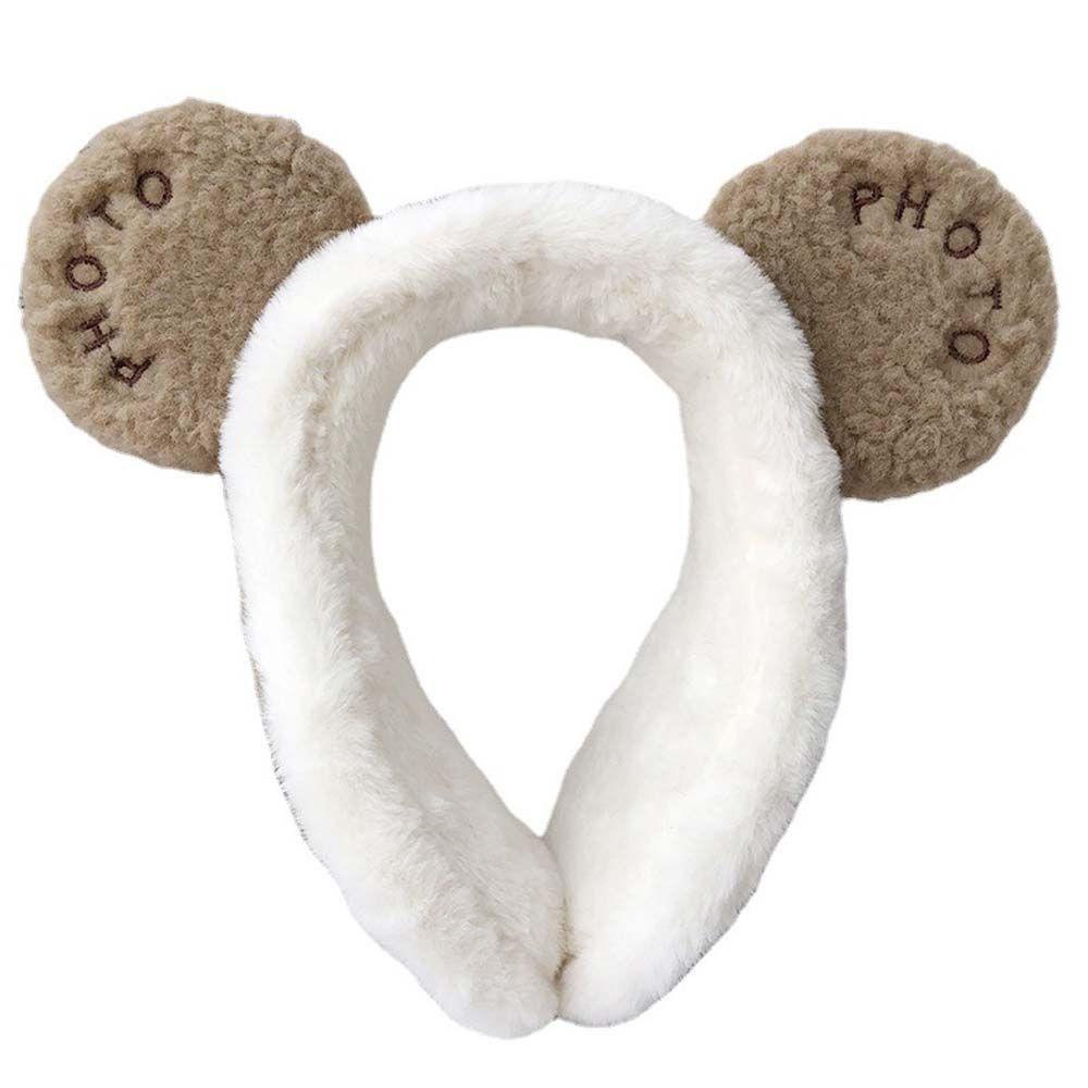 Anemone Đệm Tai Nghe Mềm Mại Họa Tiết Hoạt Hình Dễ Thương Bảo Vệ Lạnh Cho Nữ