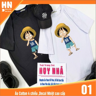 [BỘ SƯU TẬP] ONEPIECE - ÁO THUN UNISEX HỌA TIẾT NHÂN VẬT ONE PIECE