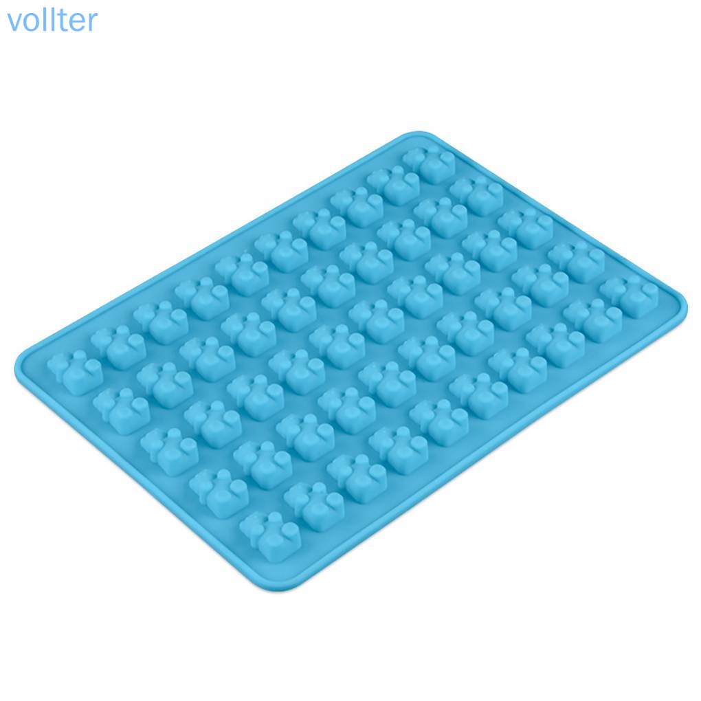 Khuôn silicon 50 lỗ kèm ống nhỏ giọt dùng để làm bánh kẹo đa năng tiện dụng