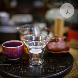 Lọc trà thủy tinh, dụng cụ lọc trà, phụ kiện bàn trà, trà cụ.