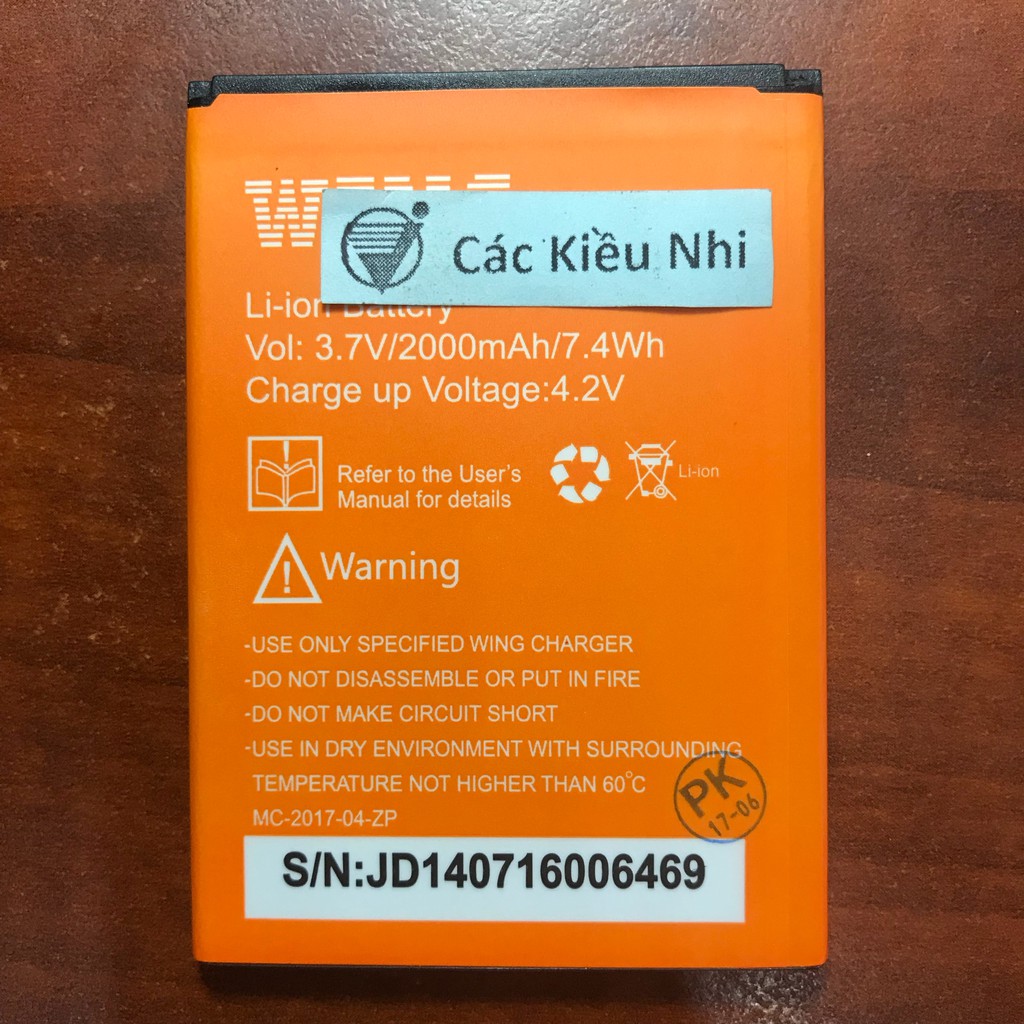 Pin Wing V50