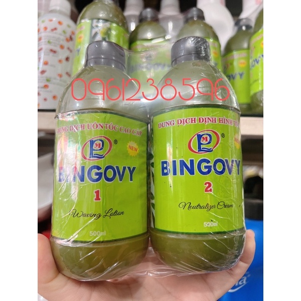 Thuốc Uốn Lạnh Mau Quăn Oliu BINGOVY 500ml*2