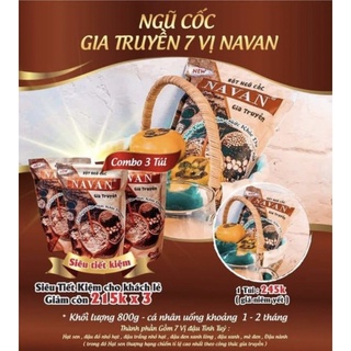 Combo 3 túi ngũ cốc lợi sữa navan Chính Hãng