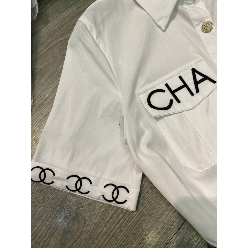 VÁY SƠ MI DÁNG DÀI EO C HA NEL - ảnh, video thật mẫu