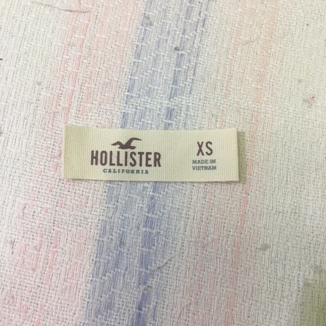 20 Nhãn Vải Chính Cổ Áo Hiệu Hollister Các Loại Hàng Công Ty | BigBuy360 - bigbuy360.vn