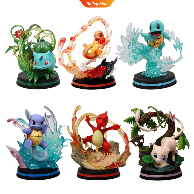 Mô hình đồ chơi PVC nhân vật hoạt họa Pokemon nhiều kiểu tùy chọn