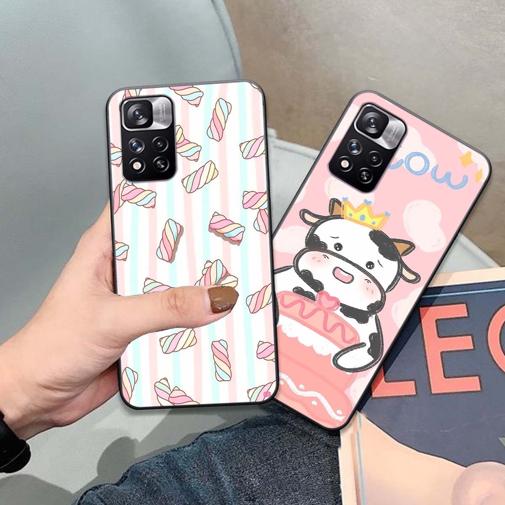 Ốp điện thoại Redmi Note 11 / Note 11S /Redmi Note 11 Pro 5G lưng nhựa viền silicon in hình